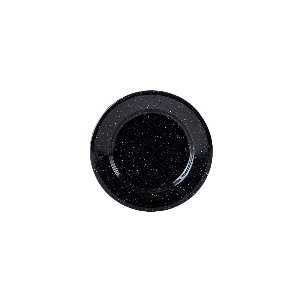 Plato Plano 16 cm Negro Clásica