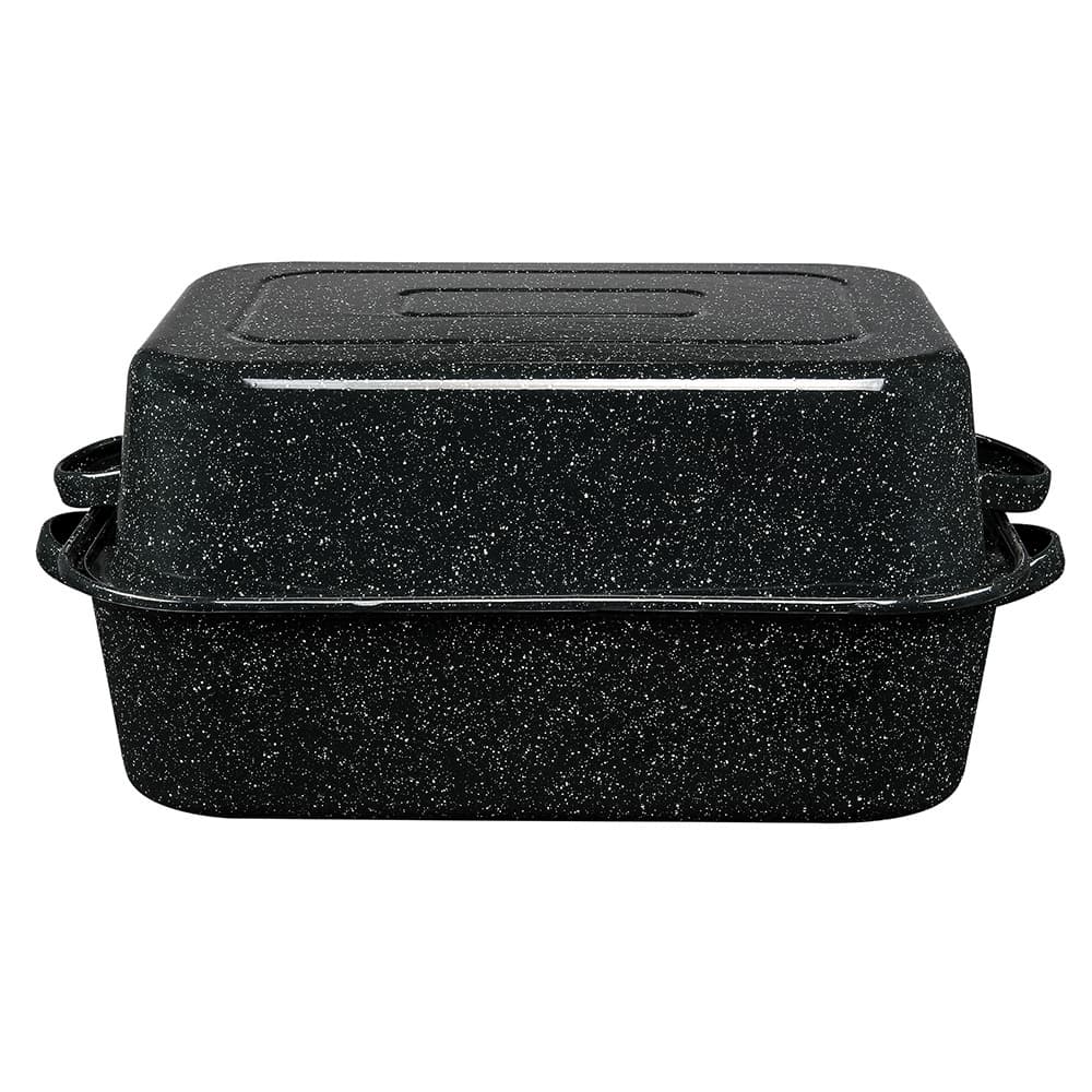 Asador Rectangular 35.5 cm Negro Roasting