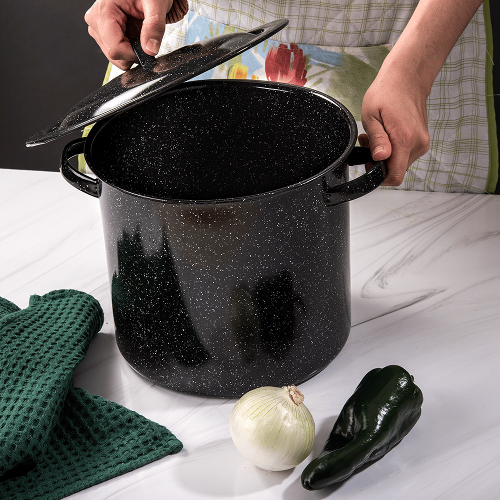 Olla para Sopa 26.3 cm Negro Pots and Pans