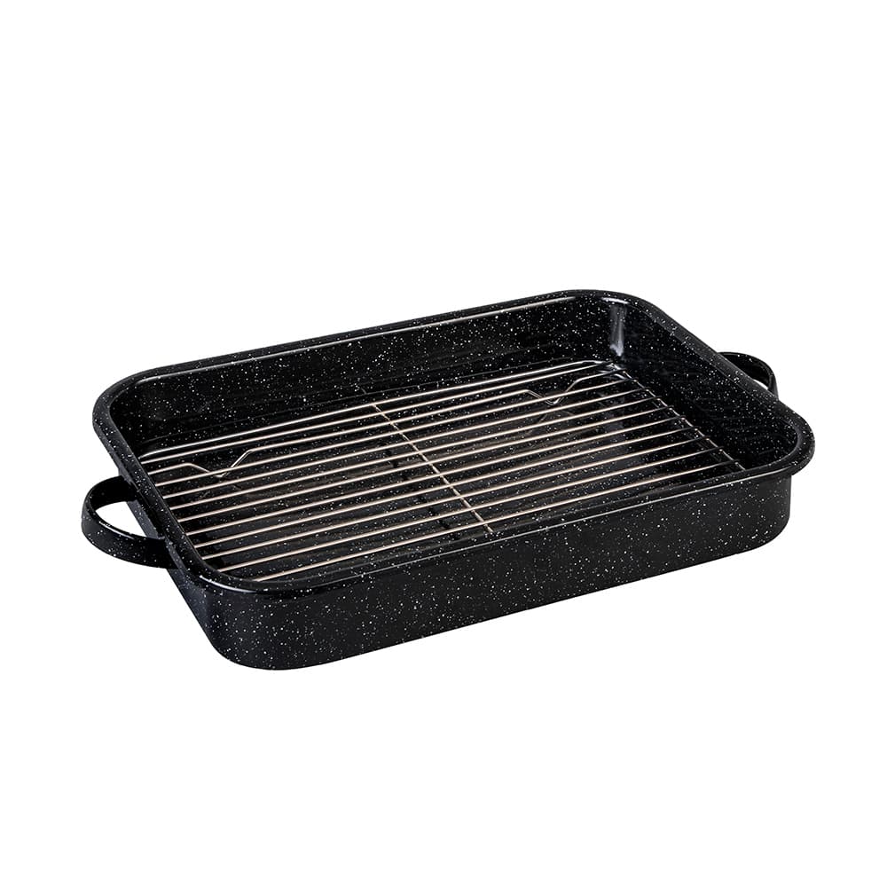Asador Rectangular 53.62 x 36.19 x 22.5 cm Negro Clásica