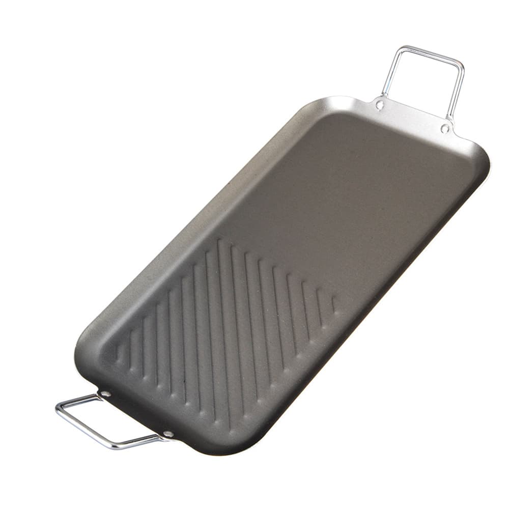 Parrilla Doble con Grill 28 x 63 cm Azul Balance