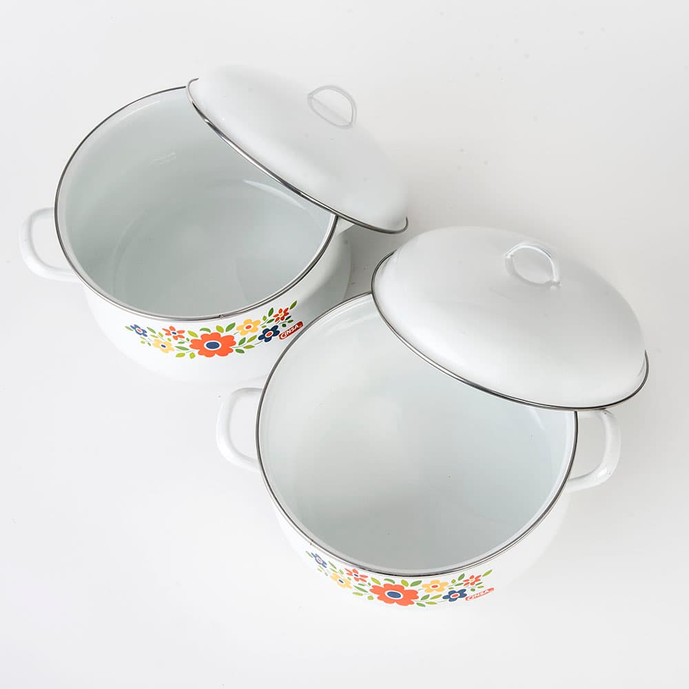 Set de Ollas 4 pzs Blanco Europea Jumbo Set Yubicela