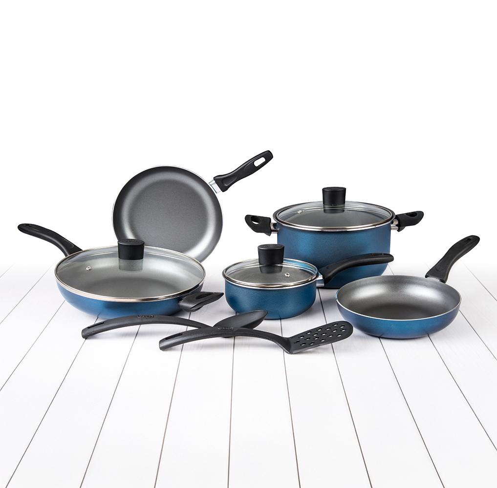 Batería de Cocina 10 pzs Azul Balance