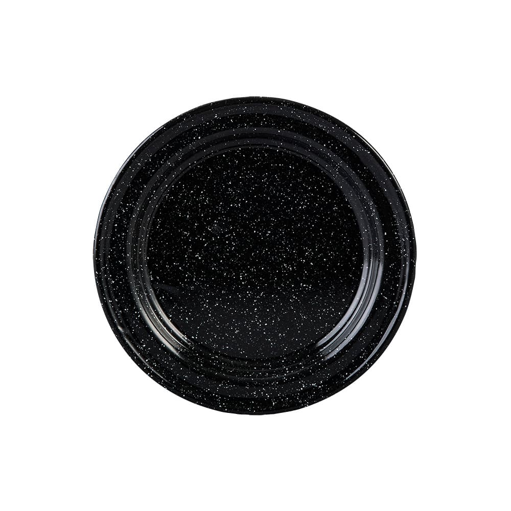 Plato Plano 22 cm Negro Clásica