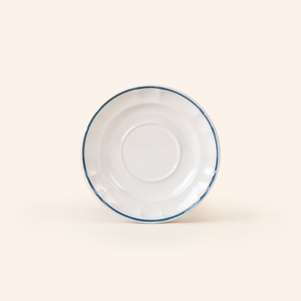 Plato para Taza 16 cm Clásica Tulipán Rosa